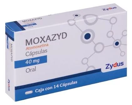Strattera Atomoxetine Moxazyd 40 mg 14 Caps