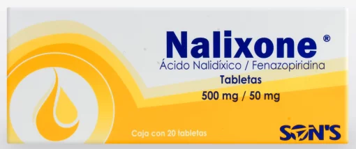 Wintomylon Nalidixic Acid Phenazopyridine 500mg / 50mg 40 Tabs