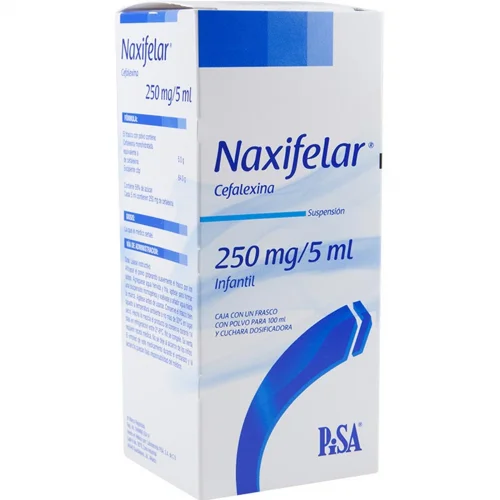 Keflex Cephalexin Naxifelar 250 mg 100 ml