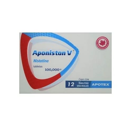 Mycostatin V Generic 100,000UI 24 Tabs. (Aponistan V) Nystatin