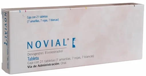 Novial Desogestrel Ethinylestradiol 0.050mg / 0.035mg 21 Tabs