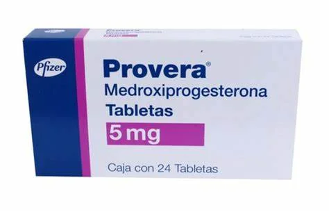Provera medroxiprogesterone 5 mg 24 tabs
