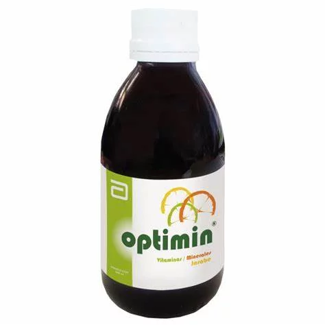 Optimin Syrup Vitamin A 200 IU Vitamin D 20.4mg Vitamin E 30mg 240ml