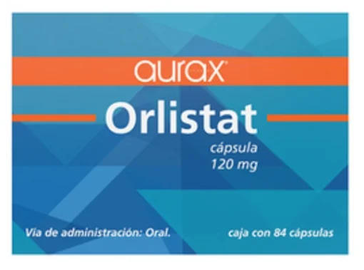 Xenical Generic Orlistat Aurax 120 mg 84 Caps