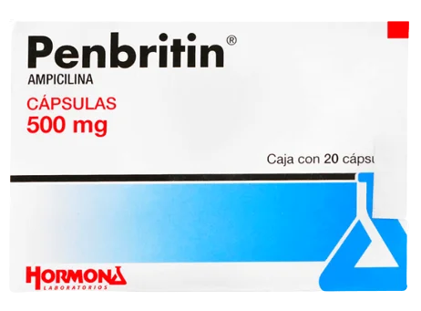 Ampicillin Penbritin 500 mg 20 caps