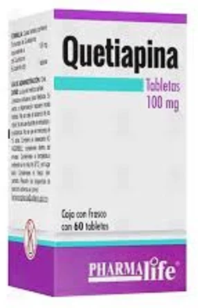 Seroquel Generic Quetiapine Pharmalife 100 mg 60 Tabs