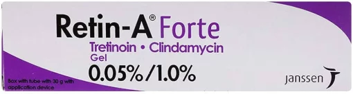Retin A Gel Forte Tretinoin/Clindamycin 0.05% 1.0% 30gr (Limit of 3 tubes)