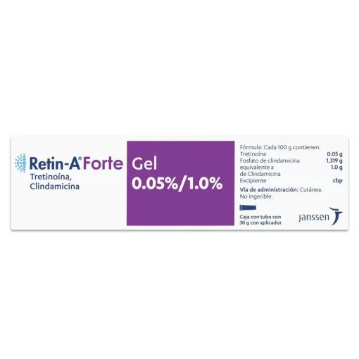 Renova Gel Forte 1 Tube 30gr (Retin A Gel Forte) Tretinoin/clindamycin
