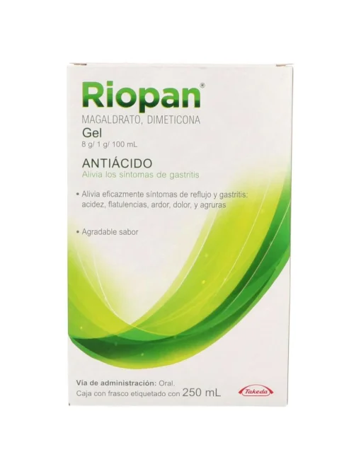 Riopan (Magaldrate / Dimethicone) 8 gr / 1 gr 250 ml