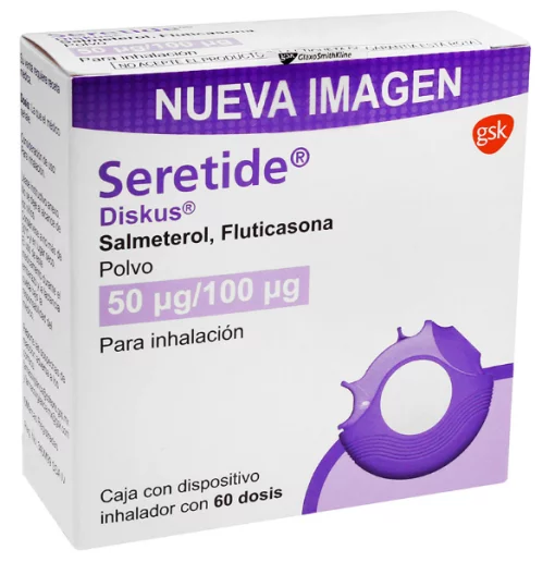 Seretide Diskus Fluticasone Salmeterol 50µg / 100µg 60 Dosages