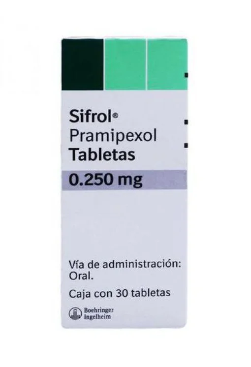 Sifrol Pramipexole 0.250 mg 30 tabs