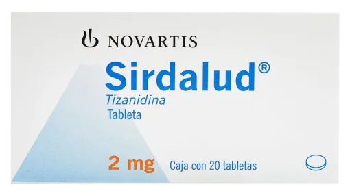 Sirdalud Tizanidine 2 mg 20 Tabs