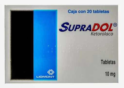 Toradol Supradol Ketorolac Tromethamine 10mg 20 Tabs