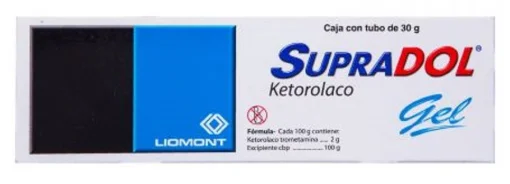 Toradol Dolac Supradol Ketorolac Tromethamine Gel 2% 30gr