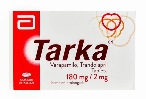 Tarka Verapamil Trandolapril 180mg/2mg 30 Tabs