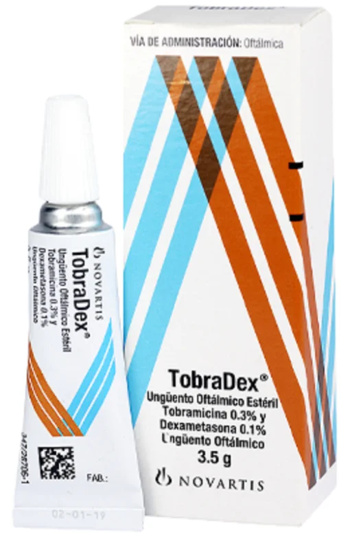 Tobradex Dexamethasone Tobramycin Ophthalmic Ointment 1mg / 3mg 3.5gr
