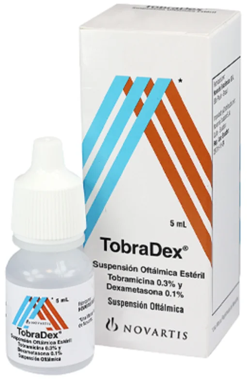 Tobradex Dexamethasone Tobramycin Ophthalmic Drops 1mg / 3mg 5ml