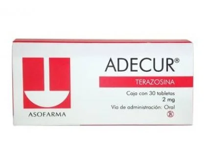 Adecur Terazocin 2 mg 30 Tabs