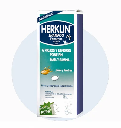 Herklin NF Sol 60 ml Herklin Phenothrin Lidocaine