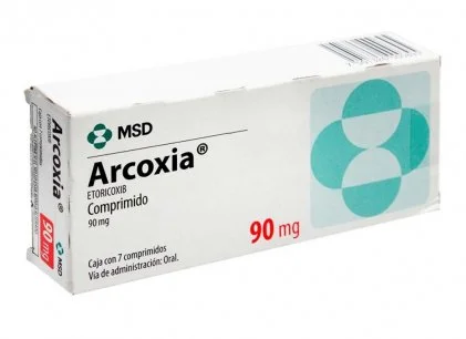 Arcoxia etoricoxib 90 mg 14 tabs