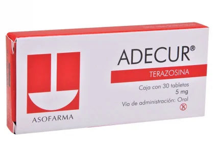 Adecur Terazosin 5 mg 30 Tabs