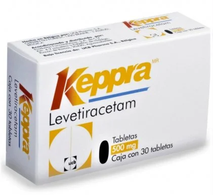 Keppra Levetiracetam 500 mg 30 tabs