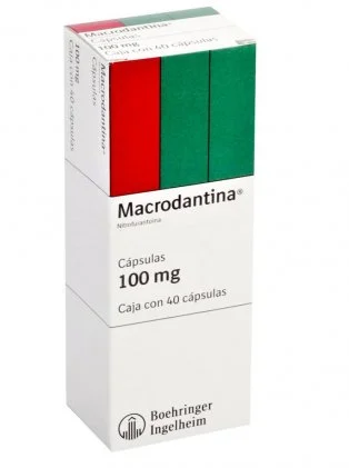 Macrodantin Nitrofurantoin 100 mg 40 Caps