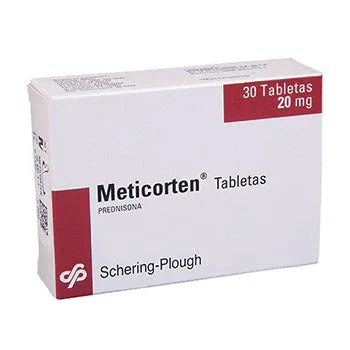 Meticorten Prednisone 20 mg 30 tabs