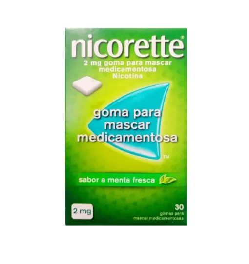 Nicorette 2mg 30 tabs. (Nicorette) nicotina
