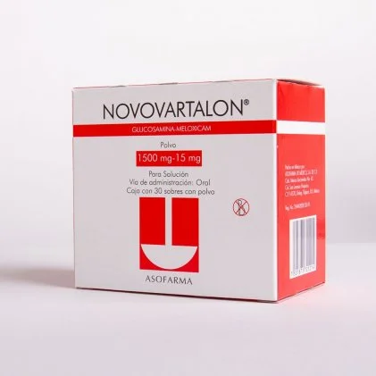 Novovartalon Glucosamine Meloxicam 1500mg/15mg 15 Sachets