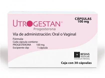 Progesterone Prometrium Utrogestan 100 mg 30 caps