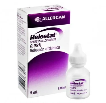 Relestat Elestat Epinastine Hydrochloride Drops Ophthalmic 0.05% 5 ml