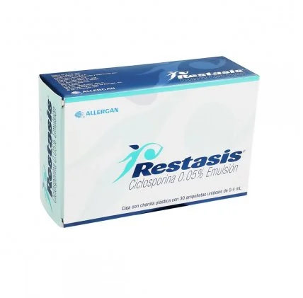 Restasis Cyclosporine Ophthalmic 5% 30 Vials 0.4ml