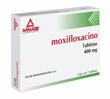 Avelox Moxifloxacin Generic 400 mg 7 tabs