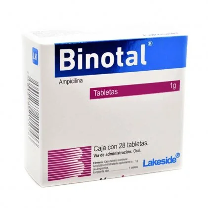 Binotal Ampicillin, 1G 28 Tabs