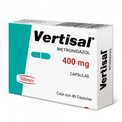 Vertisal metronidazole 400 mg 40 caps
