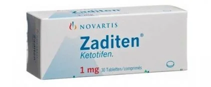 Zaditen ketotifen 1 mg 30 Tabs