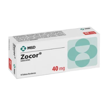 Zocor Simvastatin 40 mg 20 Tabs