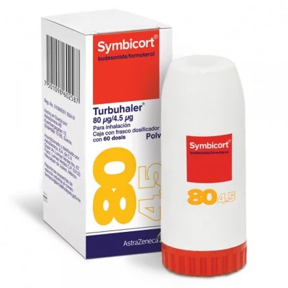 Symbicort Inhaler 80/4.5mcg 60 dosages (budesonide/formoterol)