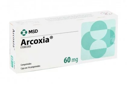 Arcoxia etoricoxib 60 mg 14 tabs