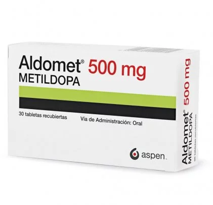 Aldomet Methyldopa 500 mg 60 Tabs