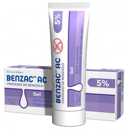 Benzac Benzoyl Peroxide Gel 5% 60 g Limit of 3 tubes