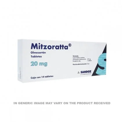 Mitzoratta Olmesart&agrave;n 20 mg 28 tabs