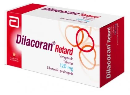 Calan Covera Dilacoran RTD Verapamilo 120 mg 30 tabs