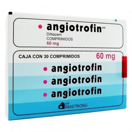 Cardizem Angiotrofin Diltiazem hydrochloride 60 mg 60 tabs