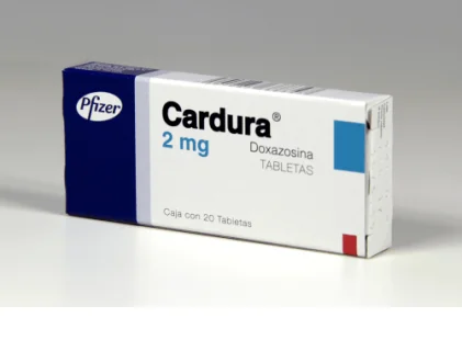 Cardura doxazosin 4 mg 20 Tabs