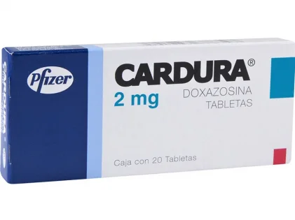 Cardura Doxazosin mesylate 2 mg 20 tabs