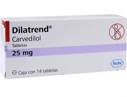 Carvedilol Dilatrend 25 mg 14 tabs