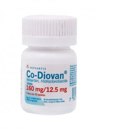 Codiovan valsartan hydrochlorothiazide 160/12.5mg 30tabs