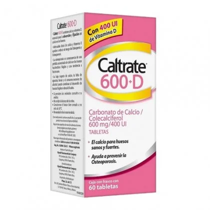 Caltrate 600 D Plus 60 tabs
